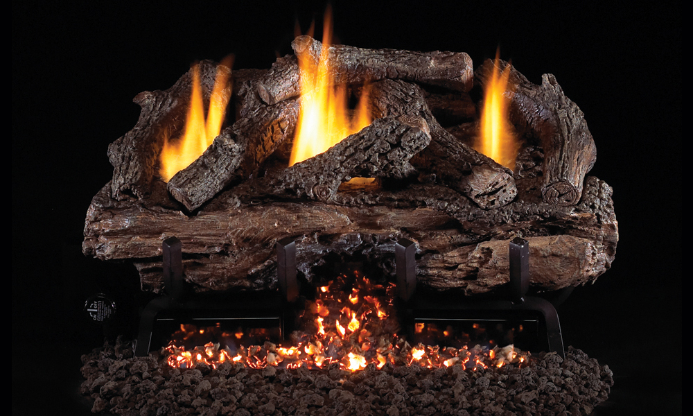 RealFyre Charred Aged Split 30 Inch Gas Log Set - CHAS-30 – North ...