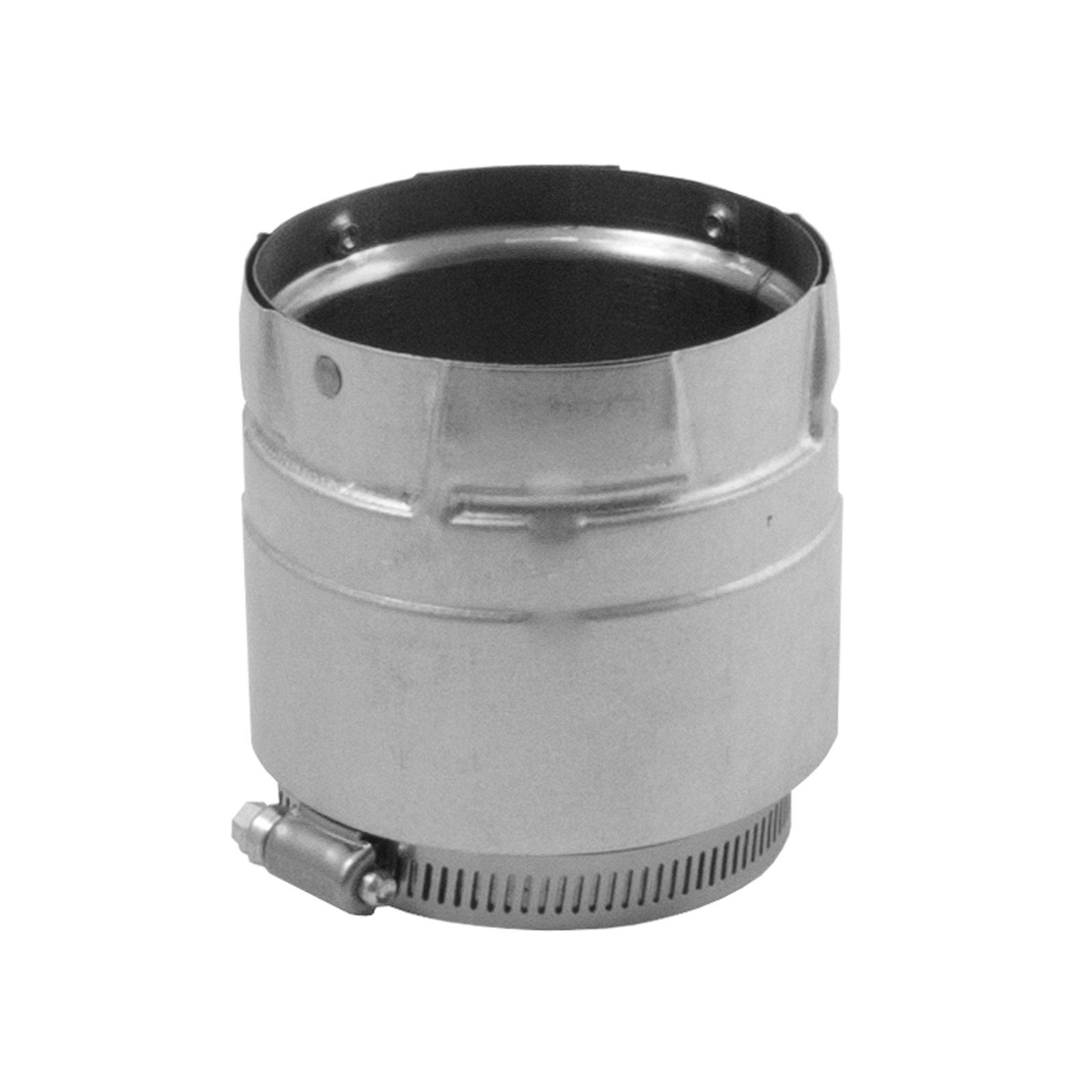 DuraVent Black Pellet Vent Pipe Adapter at