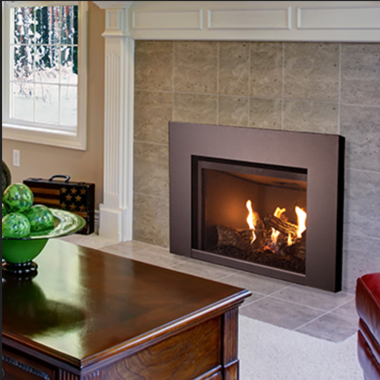 Direct Vent Gas Fireplace Insert - [MPI27]