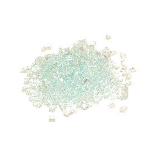 Realfyre Clear 1/4 Inch Crushed Fire Glass 10 lbs - GL10C