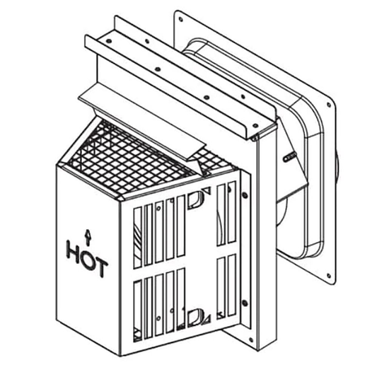 Majestic High Wind Trapezoid Termination - SLP-HHW2