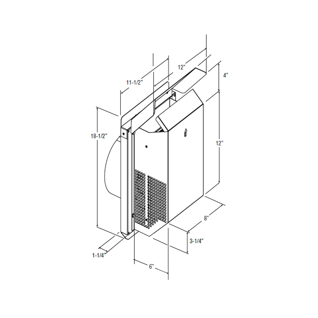 Superior Secure Vent Horizontal Termination Kit - SV4.5HT-2