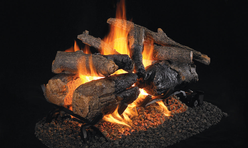 RealFyre 18 Inch G45 Series See-Thru Vented Gas Log Set with IPI Ignition - G45-2-18-20-02