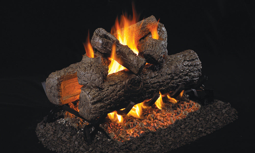 RealFyre 36 Inch G45 Series See-Thru Vented Gas Log Set with IPI Ignition - G45-2-36-02