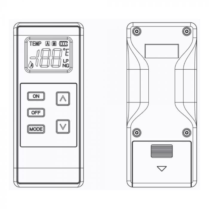 Empire Remote and Themostat for the Hearthrite Vent Free Stove - FRSC