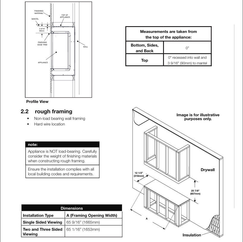 Napoleon Luminex Built-In Electric Fireplace