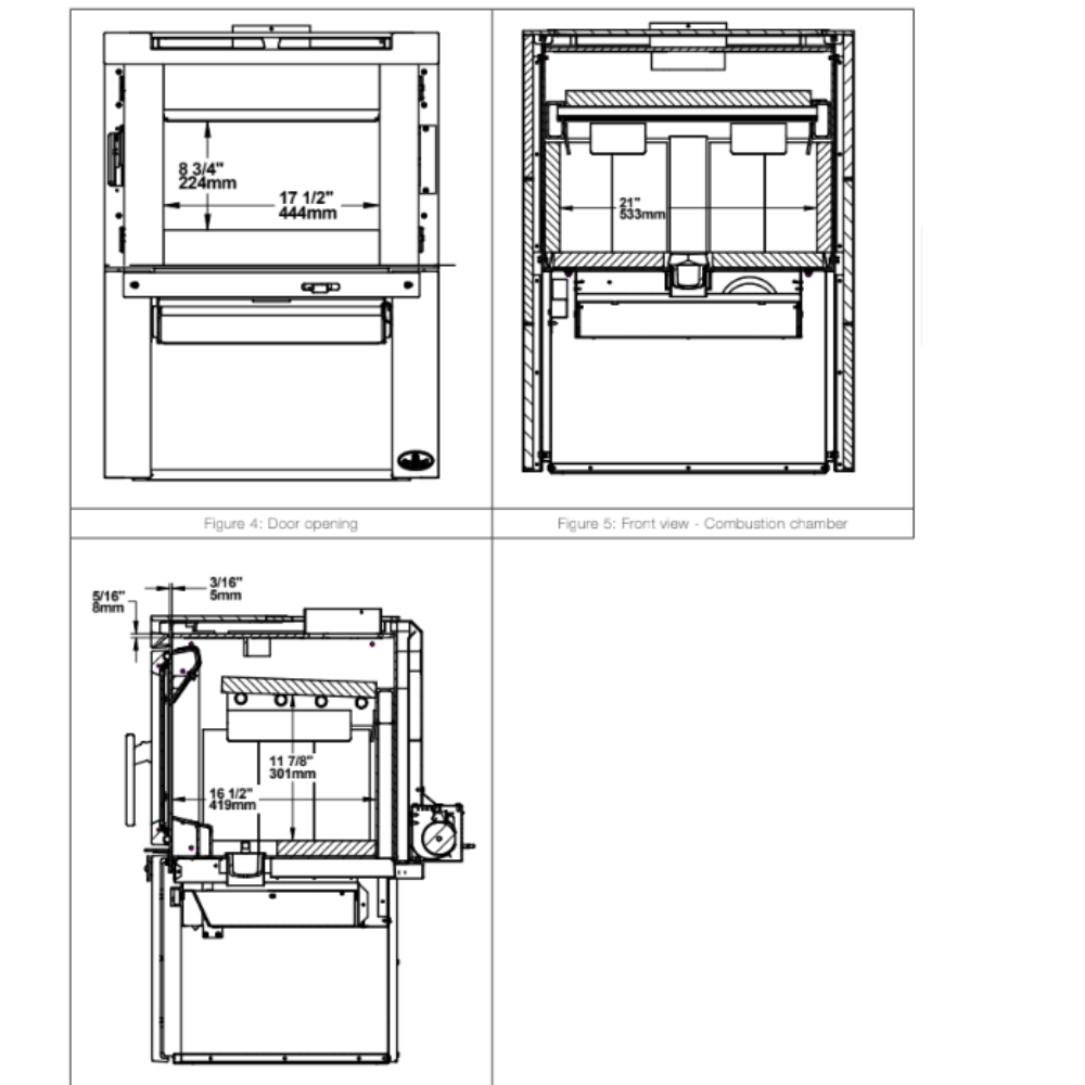 Osburn Matrix Wood Stove With Blower - OB02032 – North Country Fire