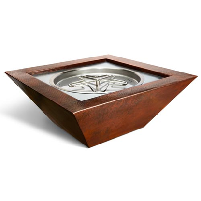 HPC Sedona Hammered Copper Bowl Outdoor Gas Firepit - SEDO40-EI