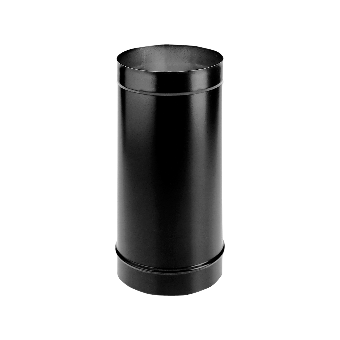 DuraVent DB 7" Diameter Single Wall Black 12" Pipe Length | 7DBK-12