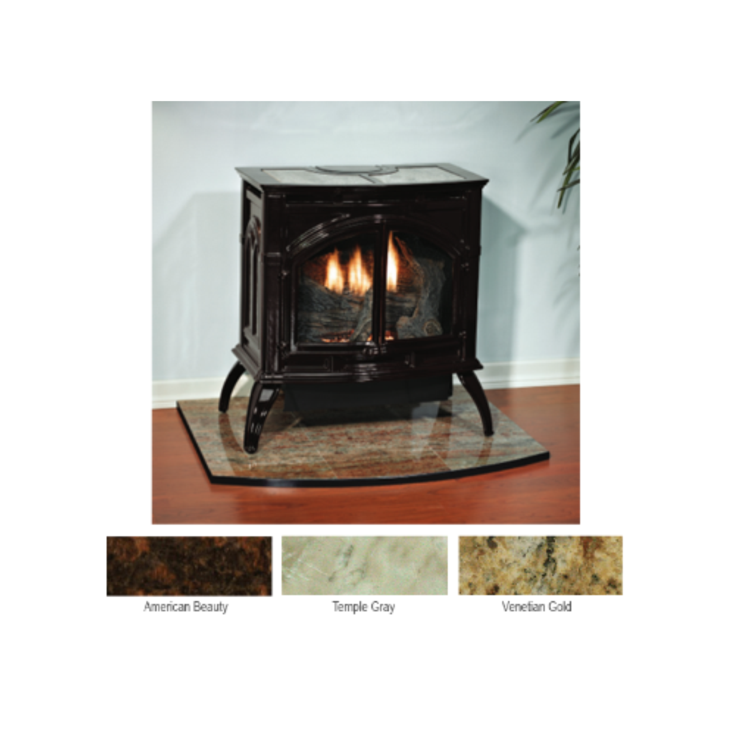 Empire Stone Inlay Floor Pad Kit for Cast Iron Stoves