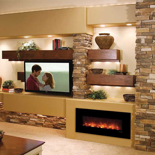 Modern Flames Builder Fantastic Flame 43" Elec Fireplace | FF43/BILV