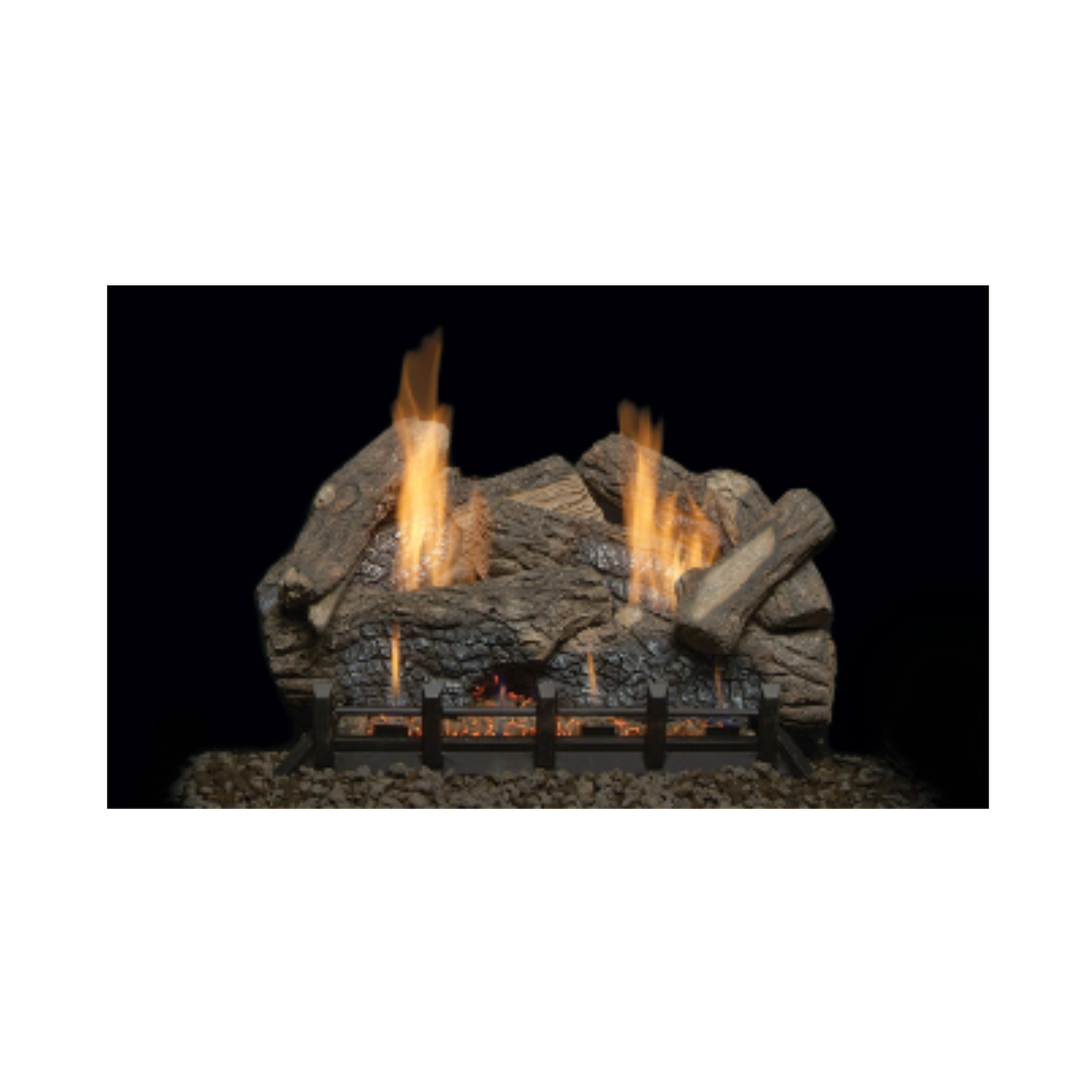 Monessen 24 Inch  Highland Oak Refractory Log Set - 7 pcs - HO24-R